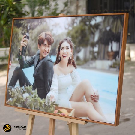 Ảnh canvas lắp khung 5li